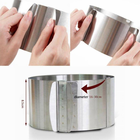 Aro De Bolo Redondo Inox 16cm A 30cm X 8cm Carol Fiorentina Y