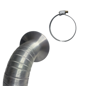 Foto de Aro Duto De Exaustão + Abraçadeira 60mm Para Aquecedores