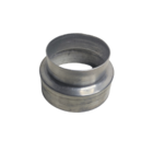 Aro Duto De Exaustão + Redutor Chaminé 100mm P/ Aquecedores