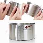 Aro Para Bolo - Ajustavel De 16cm A 30cm - Inox