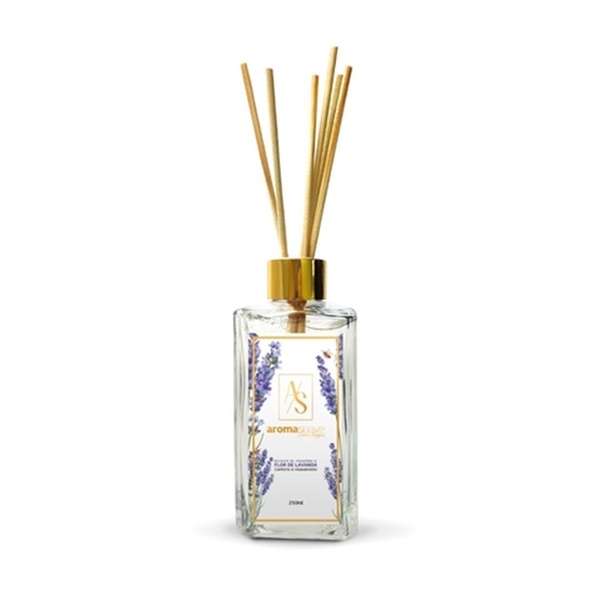 Aromatizador De Ambiente Difusor De Aroma Suave Lavanda 250ml