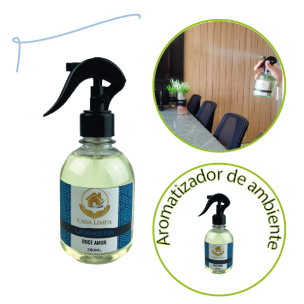 Aromatizador Para Ambiente Em Spray Doce Amor