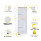 Arquivo 4 Gavetas Pandin Maxxi - Branco