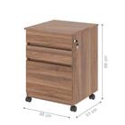 Arquivo Com 3 Gavetas Medina Noce