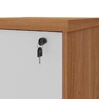 Arquivo Com 4  Gaveta Com Tranca Estônia Freijó Branco