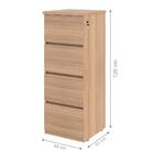 Arquivo Com 4 Gavetas Jessica Montana