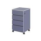 Arquivo Com 4 Gavetas Verbena Azul