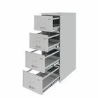 Arquivo De Aço 04 Gav – (70cm) – Chapa # 22 – Trilho Telesc –