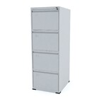 Arquivo De Aço 4 Gavetas Pandin Sctcm - Cinza