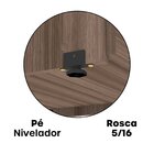 Arquivo De Madeira 4 Gavetas Of04gp25 Walnut