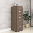 Arquivo De Madeira 4 Gavetas Of04gp25 Walnut