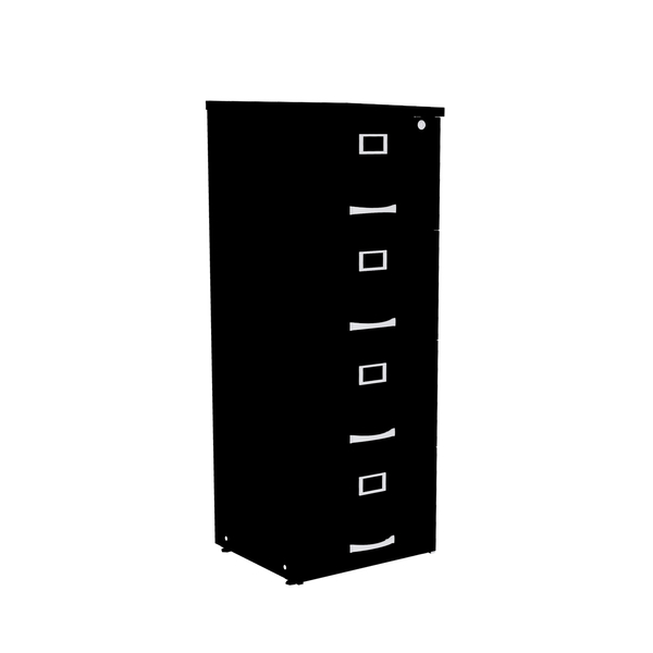 Arquivo De Madeira 4 Gavetas Pandin P25 - Preto