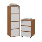 Arquivo E Gaveteiro 3 Gavetas Conde Freijó Branco