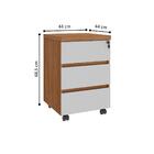 Arquivo E Gaveteiro 3 Gavetas Conde Freijó Branco