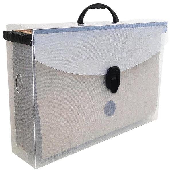 Arquivo Maleta Com 10 Pastas Suspensas Kraft Dello Pasta Orga