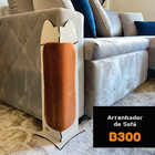 Arranhador Canto De Sofá Para Pet Gato Premium Mdf Champagne