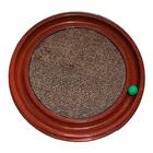 Arranhador Gato Brinquedo Com Bolinha E Papelão Vermelho