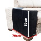 Arranhador Gatos Protetor Sofá 01 Unidade Lado Direito Preto