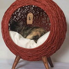 Arranhador Gatos Toca Vermelha