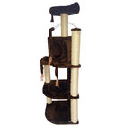 Arranhador Grande Para Gatos Top Toca Marrom 3 Andares