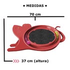 Arranhador Para Gato Mouse Play Redondo Com Bolinha Ld Pet  A