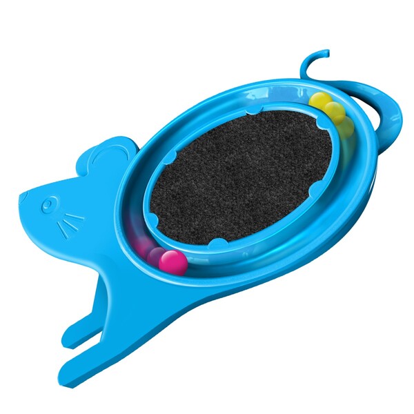 Arranhador Para Gato Mouse Play Redondo Com Bolinha Ld Pet  A