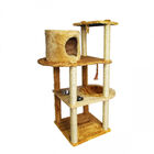 Arranhador Para Gatos Casa 3 Andares 51x1.28 + 2 Comedouros B