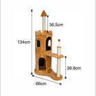 Arranhador Para Gatos Castelo Caramelo Lilies Móveis