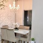 Arranjo Com Três Orquídeas Brancas Artificiais No Vaso De Vid