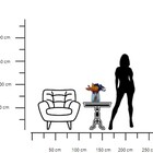 Arranjo Desidratado Grande + Vaso Azul