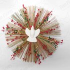 Arranjo Divino Espirito Santo Artesanal Flores Secas