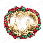 Arranjo Guirlanda Preserpio Artesanal Flores Secas