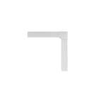 Arremate para Janela Alumínio 120x150x4,2cm Branco CRV