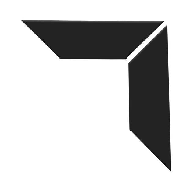 Arremate para Janela de Correr Alumínio Pintado 210x80cm 8cm Preto Fosco CRV