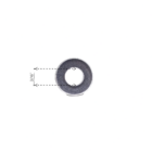 Arruela Inox Lisa Ciser 3/16' Pacote 100 Peças