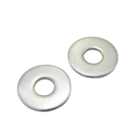 Arruela Lisa Aba Larga Zincado Branco 100 Peças Wm 3/8