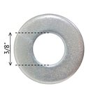 Arruela Lisa Galvanizada Stein 3/8 230 Peças