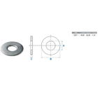 Arruela Lisa Zincada 3/8" - Mister