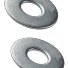 Arruela Lisa Zincada 5/16 100 Pçs