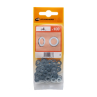 Arruela Plana Pequena 4mm Aço Standers 100 peças