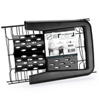 Arthi Escorredor De Pratos Duplo Desmontável 15 Pratos Preto