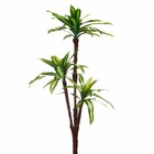 Árvore Artificial Dracena Com 3 Troncos E Folhas Toque Real 1