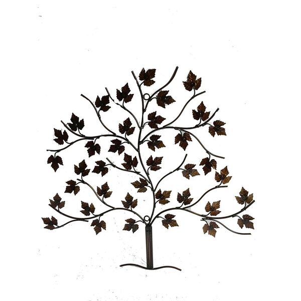 Arvore De Folhas Ferro Metal Quadro Decorativo Painel Parede