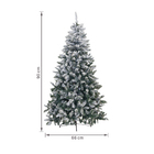 Árvore de Natal Creta 90cm Plástico Verde 146 Galhos Cromus
