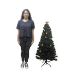 Arvore De Natal Fibra Ótica 1 Metro 20 Cm Natalino Branco Que