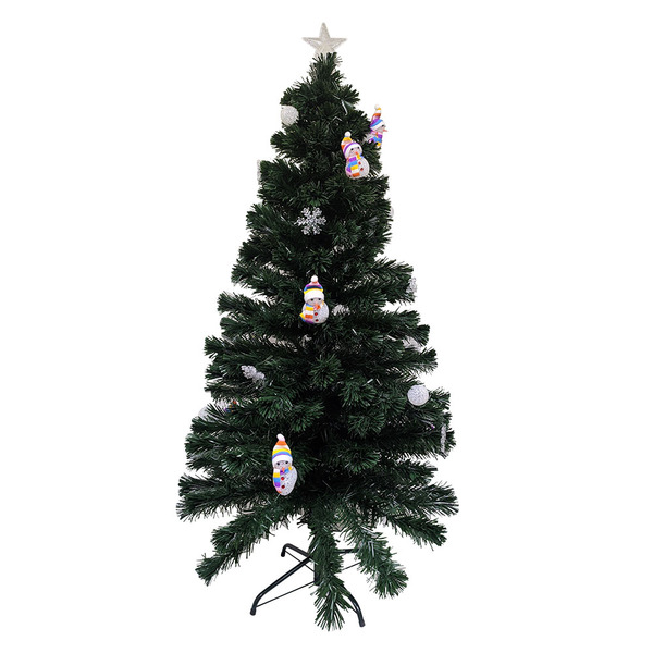 Arvore De Natal Fibra Otica Natalino 1 Metro 50cm  Decoração
