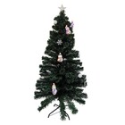 Arvore De Natal Fibra Otica Natalino 1 Metro 50cm Decoração E