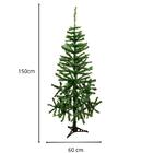 Árvore De Natal Marine Verde Pé De Plástico 60/90/150 Cm