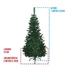 Arvore De Natal Pinheiro 1.50cm Natalino 320 Galhos Festa Com