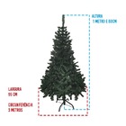 Arvore De Natal Pinheiro 556 Galhos 1 Metro 80 Centimetros De